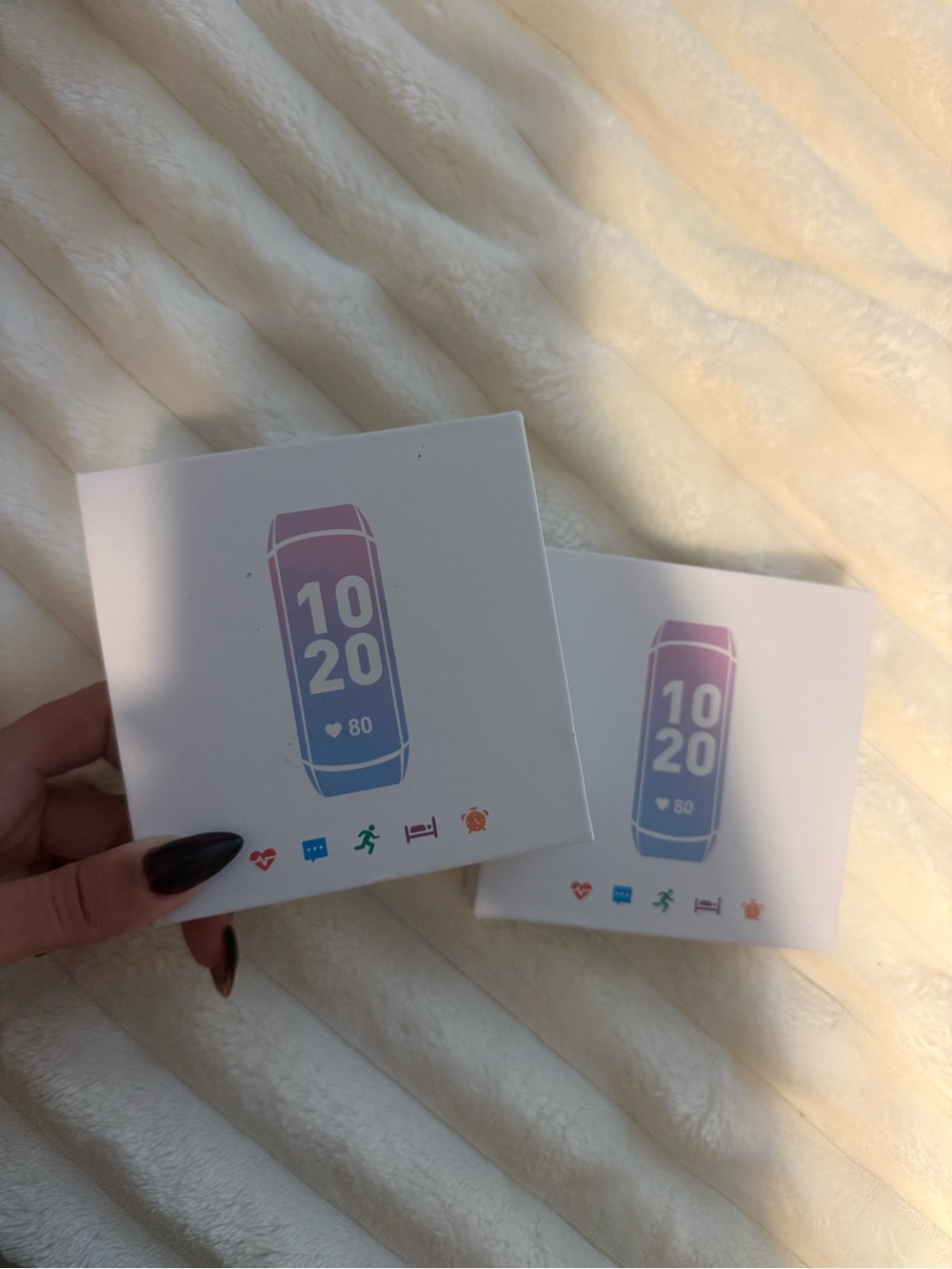 Purple Gradient Fitness Tracker Smart Band - Unbranded